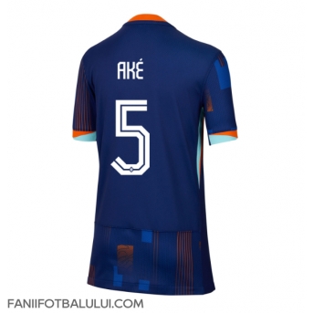 Țările de Jos Nathan Ake #5 Echipament de Fotbal Replică European 2024 Femei Deplasare